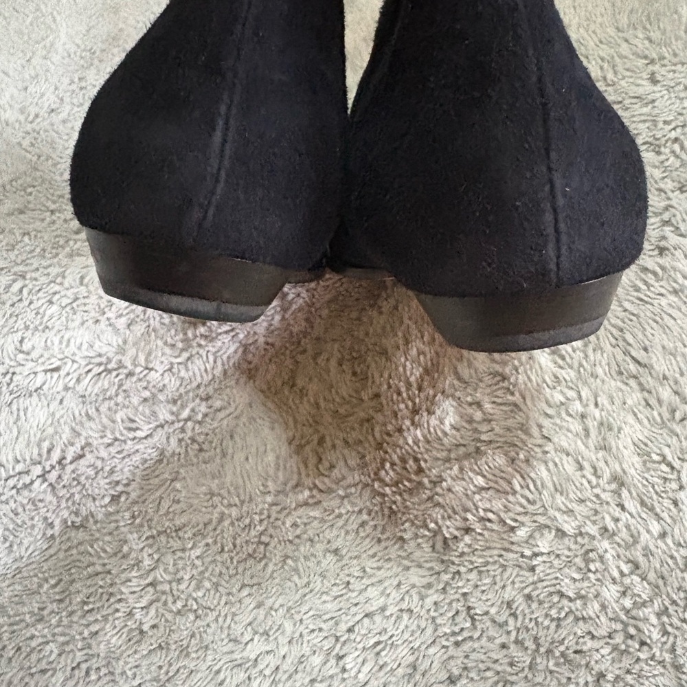 Jimmy Choo Dark Blue Over the Knee Boots - Picture 5 of 13